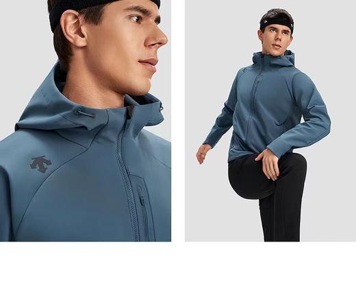 D102032男士加绒软壳TRAINING系列男士梭织上衣外套 商品图13