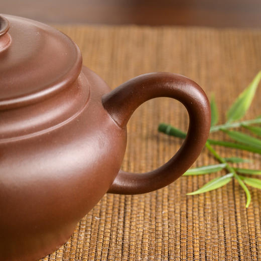 尹家骥全手工老紫泥壶问鼎壶 约270cc 商品图4