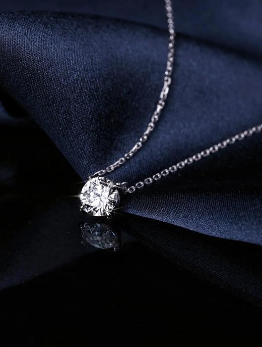 伽罗 JALO N1款VVS级D色10K金圆裸钻吊坠项链-定制链接-下单后20天左右发货 商品图0