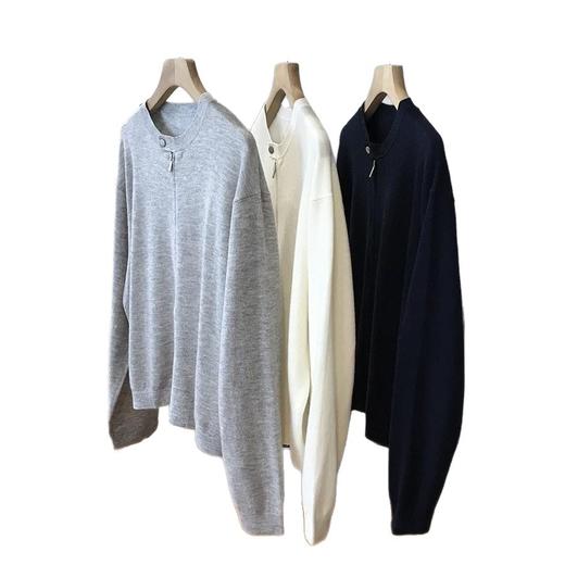 搭什么都很腔调！小众设计！100%绵羊毛拉链显瘦针织开衫！ 商品图4