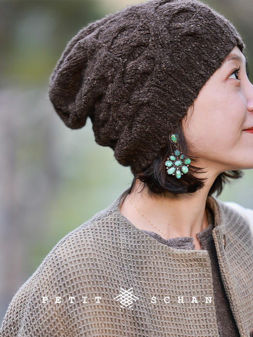 PETIT SCHAN小闪 CLO#930 Breath of the Wild 旷野之息 棉华夫格真皮拼接脏染厚款秋冬外套 商品图3