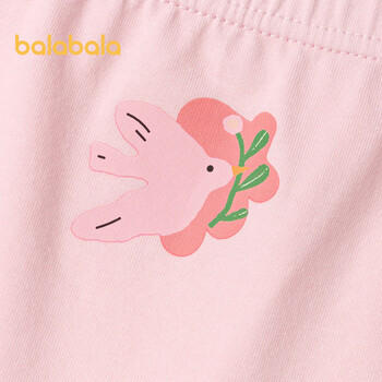 巴拉巴拉童装儿童内裤平角四角短裤女童大童防走光宝宝四条装亲肤舒适可爱 商品图1