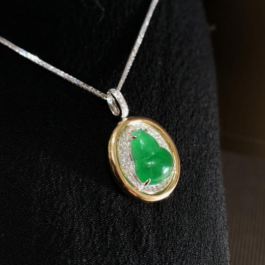 浓色满绿葫芦挂件 商品图0