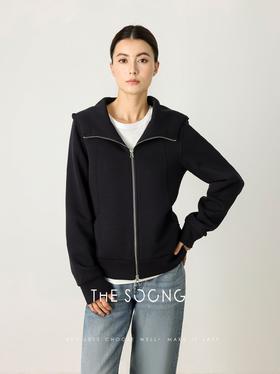 THESOONG|"立裁锁绒空气层"90白鹅绒双面空气层保暖羽绒服HWYRF7732