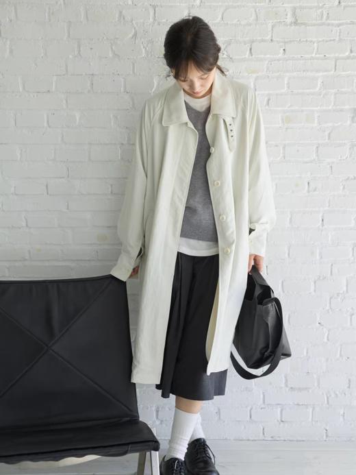 步履不停/5C21066C/松弛感中长款风衣 商品图0