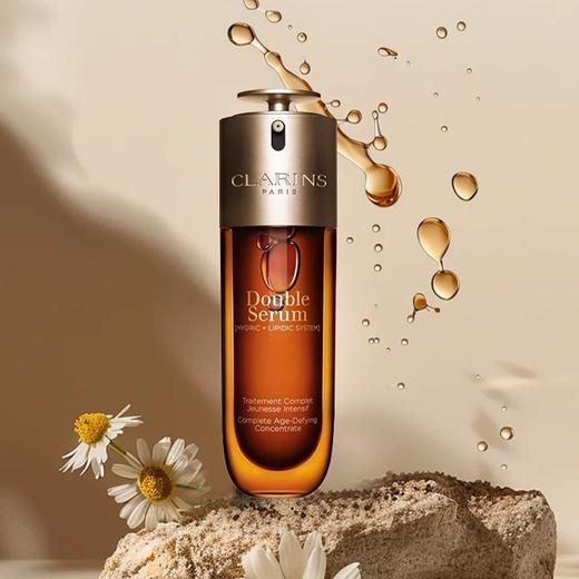 【特价】Clarins/娇韵诗（第九代）经典双萃精华75ML  香港直邮，融合水油双相科技，深入肌底抗老修护。质地轻盈易吸收，帮助改善肌肤暗沉与细纹，打造紧致弹润好肤质。 商品图7