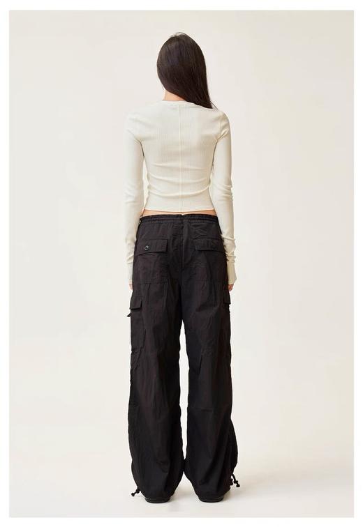 SM*同款十字花螺纹针织衫 商品图2