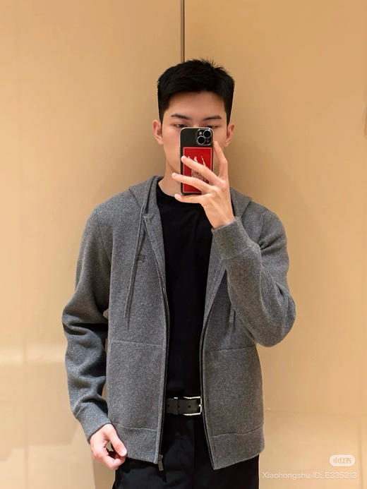 1020-1 渠道圆正 BBR密织压缩羊绒 针织大外套 保暖抵得上薄羽绒 老朱L合适 商品图5