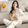 雀说 女士加厚羊毛绒睡衣秋冬款长袖可外穿德绒家居服 商品缩略图3