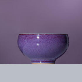 问鼎钧瓷/梦鼎/鹅黄青花/平口杯(一枝春)