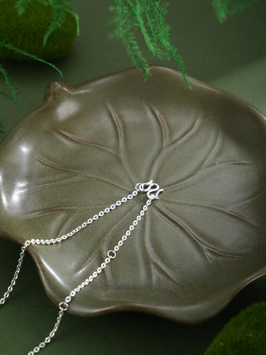 子佩集【云起福深】S990银套链【QFTL016】花丝珐琅彩葫芦项链2510 商品图7