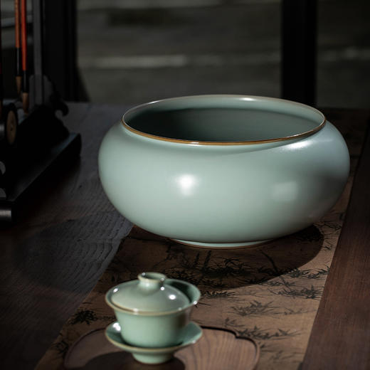 问鼎汝瓷/鼎峰系列/天青辛丑/精工款/大水缸 商品图1