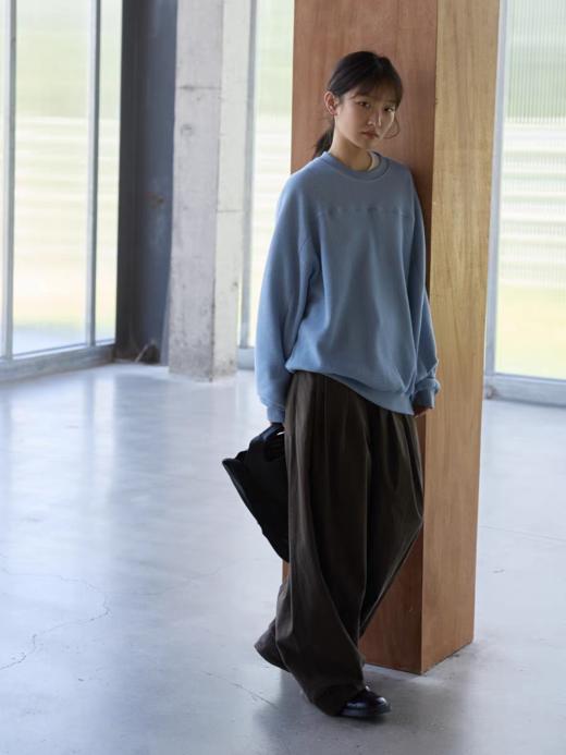 步履不停/5C43162C/肌理阔腿裤 商品图0