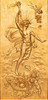 【已售】独角鹿西洋古董 19世纪意大利艺术家Karl Sterrer签名创作铜鎏金浮雕装饰画《日与夜》 商品缩略图2
