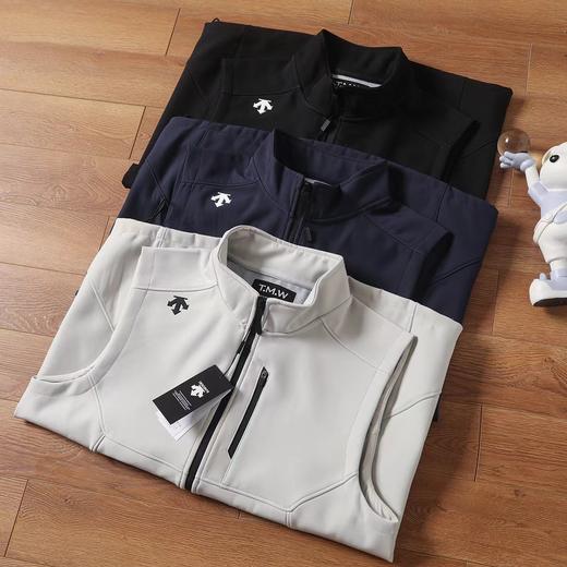 D102026秋季情侣款立领软壳户外休闲防水防风马甲背心 商品图3