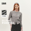 森马针织开衫女短款假两件圆领显瘦2025冬新款刺绣含羊毛毛衫气质 商品缩略图0