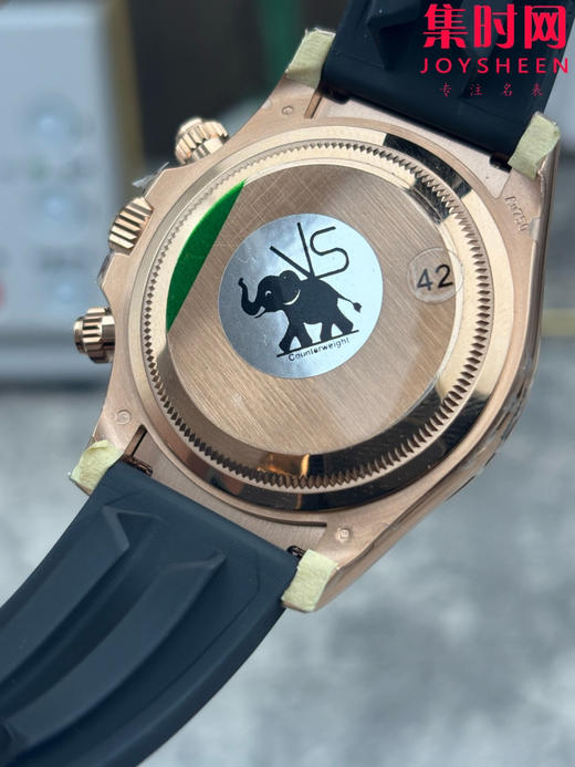 劳力士宇宙计型m126515 VS迪通拿4131配重版 VS配重版 玫金黑盘钻面 新款包边迪通拿 丹东4131一体机 男士腕表 表径40mm 商品图8