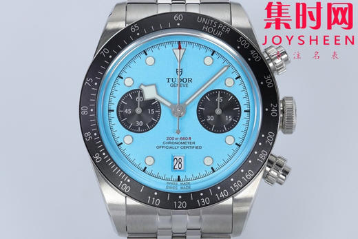 新品 帝舵ZF碧湾计时系列 蒂芙尼蓝 男士腕表 丹东7750机 经典元素与现代创新的精妙平衡，是真正意义上的"帝舵毕业款" 商品图1