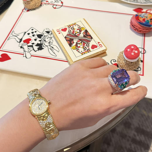 GAONAS  浪漫紫罗兰贵气奢华紫色戒指11662JPR 商品图3