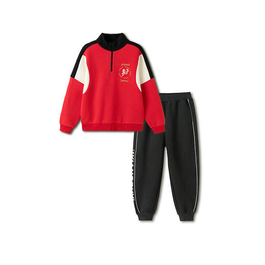 【balaOne】巴拉巴拉童装儿童套装男童2025新款春秋装棒球服新年 商品图4