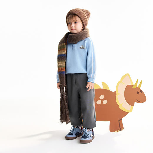 【实体店同款】男童针织夹裤冬季新款安奈儿童装XB546035 商品图3