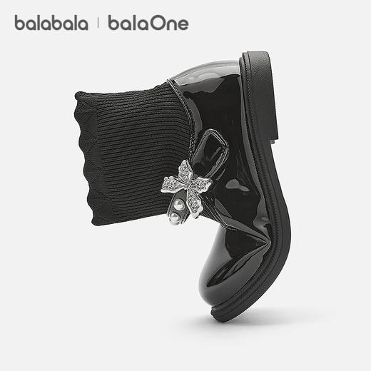 【balaOne】巴拉巴拉童鞋儿童靴子女童公主袜靴洋气春秋2025新款 商品图2
