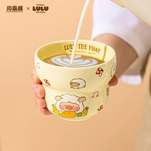 4楼Eubelle欧蓓 川岛屋&lulu猪联名 咖啡杯陶瓷马克杯300ml 手握拿铁杯 活动价：19.9元 商品图1