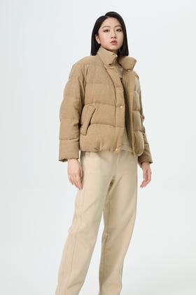 水淼2025冬新款保暖时尚气质休闲加厚羽绒服1829