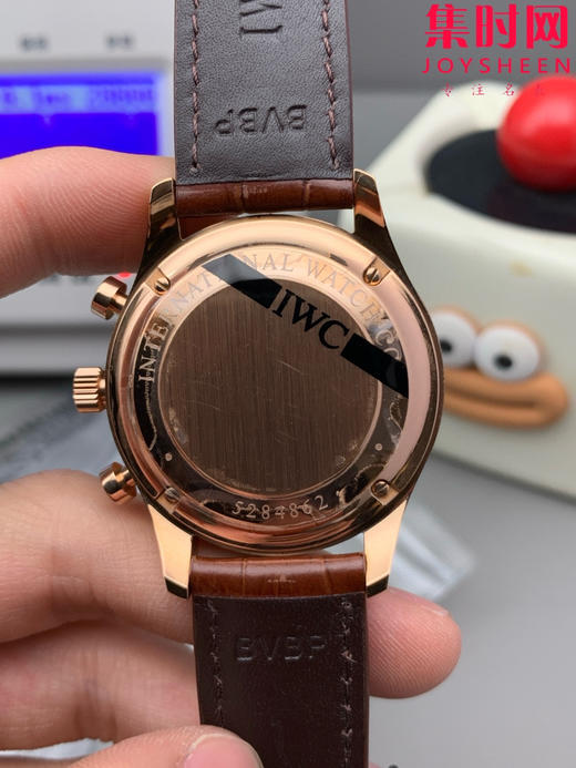 IWC万国 ZF葡萄牙系列计时 葡计密底款 升级版！男士腕表 表盘厚度和原装吻合！表盘直径40.9mm×12.3mm 商品图3
