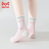 猫人儿童袜子女童夏季【5A抑菌+花边网眼】薄款中筒袜女宝宝大网眼袜 商品缩略图4