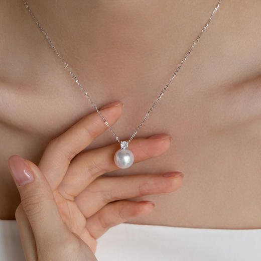 珍珠【任2件得首饰盲盒，任3件再减30】MS Lemuguet天然淡水珍珠系列 礼盒装带证书（胸针不带） 商品图1