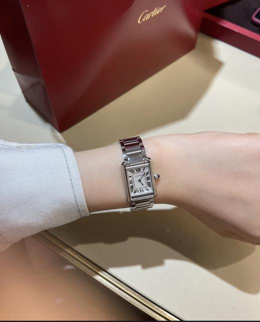 SH038  卡地亚坦克系列 钢带石英机芯送皮表带（SH） 商品图7