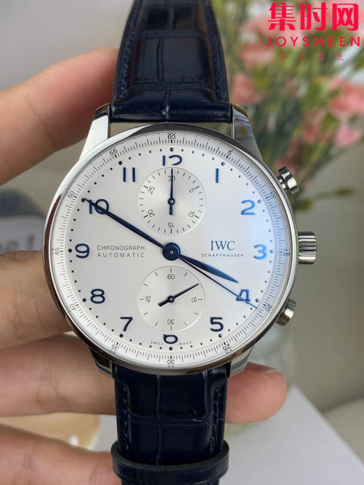 新品 IWC万国表 ZF葡萄牙系列IW371605 葡计透底 新款葡计背透款 白盘蓝针 男士腕表 丹东7750机 商品图3