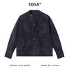 SDSA男士秋冬新款痞帅男装韩系简约磨白立领夹克外套百搭设计师潮 商品缩略图0