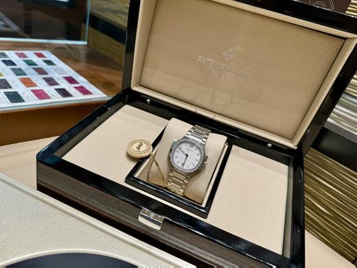 SH024 百达翡丽鹦鹉螺7118系列银色钻圈、玫瑰金钻圈 女表35.2mm自动机械机芯（SH） 商品图0