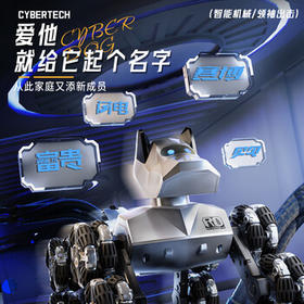 迪漫奇遥控机器狗儿童玩具男孩汽车八轮变形机器人小朋友生日礼物双电池