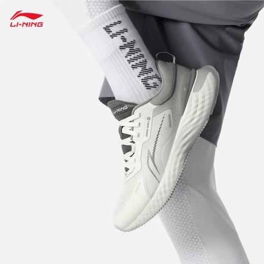 李宁男子秋冬防泼水跑步鞋运动鞋AGLU251-2 商品图0