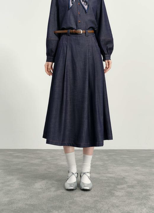 【商场同款】诗凡黎春秋梭织长裙3G2140961S 商品图1