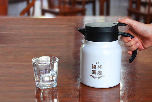 福杯满溢茶水分离壶316不锈钢杯1000ml 商品图3