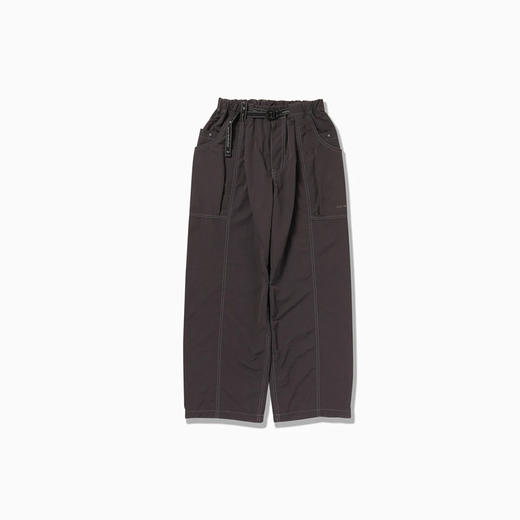 and wander crinkled nylon pants 盐缩尼龙自然褶皱锥形宽松长裤 商品图4