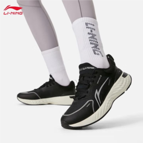 李宁女子防泼水减震回弹运动鞋跑步鞋AGLU244-1