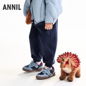 【实体店同款】男童全腰针织夹裤冬季新款安奈儿童装XB546025