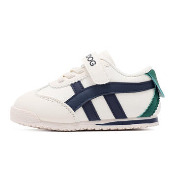 巴布豆童鞋小童秋款百搭舒适学步鞋男童机能鞋101353036米/藏青蓝26 商品图3