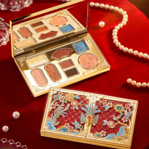 【故宫彩妆】故宫珍宝彩妆系列凤冠眼影盘博物馆文创生日新婚礼物女 商品图3