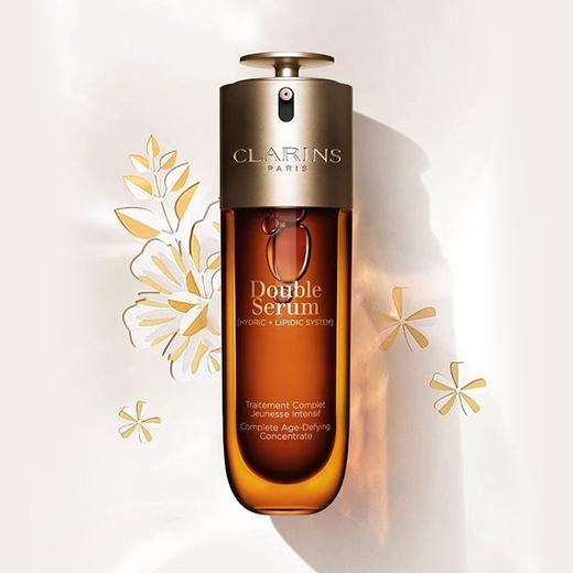 【特价】Clarins/娇韵诗（第九代）经典双萃精华75ML  香港直邮，融合水油双相科技，深入肌底抗老修护。质地轻盈易吸收，帮助改善肌肤暗沉与细纹，打造紧致弹润好肤质。 商品图5