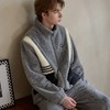 2025男士睡衣珊瑚绒加绒加厚时尚运动可外穿法兰绒家居服套装 商品缩略图3