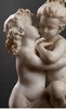独角鹿西洋古董 19世纪法国雕塑名家AUG MOREAU签名出品大理石人物雕塑《幼年丘比特与普赛克》 商品缩略图3