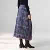 【林栖设计小店】格纹毛织半身裙复古百搭气质宽松2025秋冬新款流苏裙子女1954005 商品缩略图4