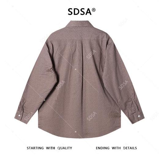 26746SDSA男士秋冬新款痞帅男装韩版潮牌豹纹纽扣翻领长袖衬衫百搭时尚 商品图5