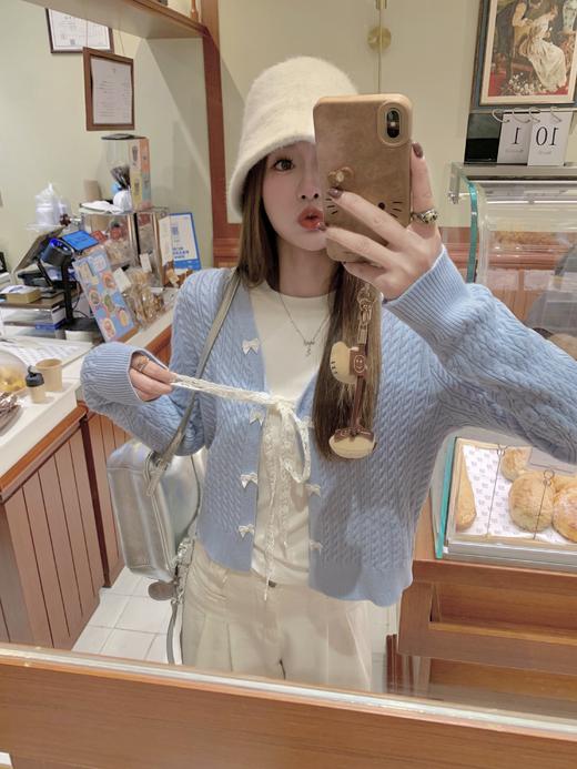 【179元任选2件】最后一波现货！蝴蝶结绑带设计针织衫 商品图11